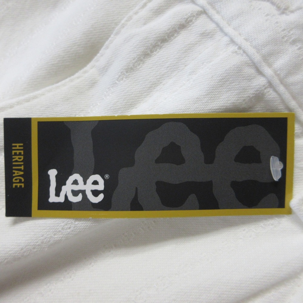 LEE HERITAGE Loose Fit Straight Leg Jeans Sz 12 White Stripe Denim Mid Rise NWT - Picture 8 of 15